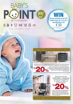 Europoint folder van 20/01/2020 tot 16/02/2020 - Folder Baby's Point
