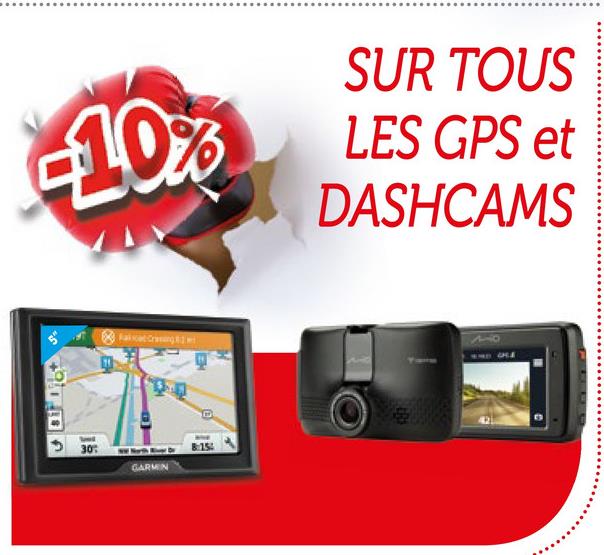 Folder Auto5 du 16/04/2018 au 21/05/2018 - C10%
SUR TOUS
LES GPS et
DASHCAMS
arang
30:
GARMIN
