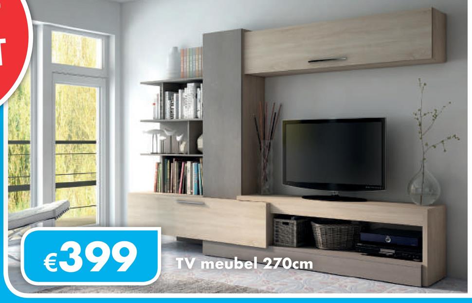 €399
TV meubel 270cm