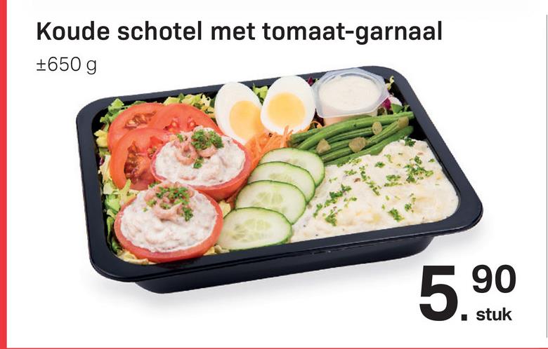Koude schotel met tomaat-garnaal
+650 g
5.90
stuk