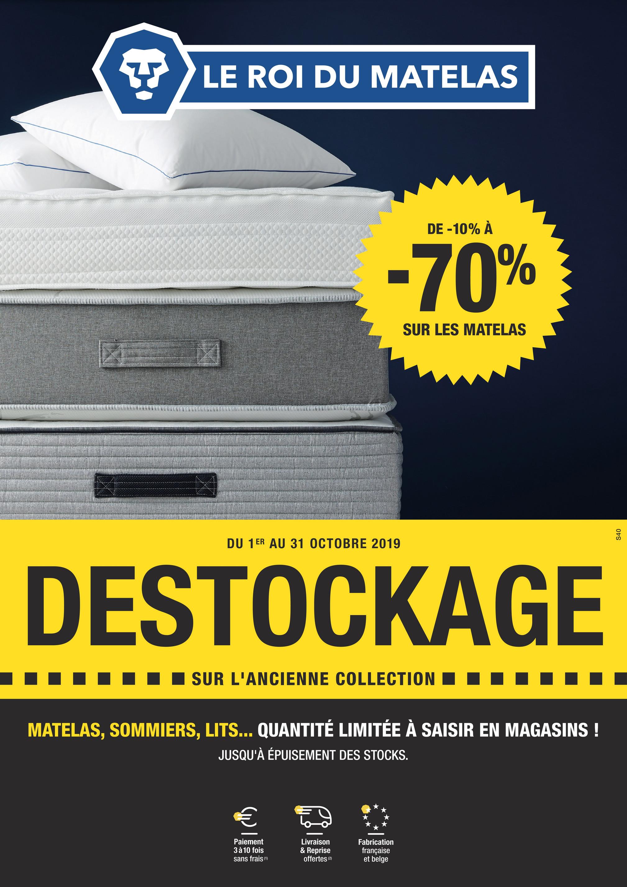 Informations Sur Les Magasins Le Roi Du Matelas (folders, Coupons ...