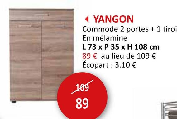 Commode Yangon 73x35x108cm Éléments D'appoint Commode Armoires De Rangement Armoires à Chaussures