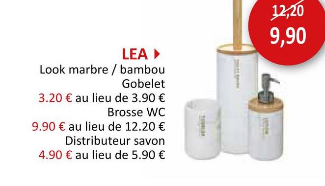 Brosse wc Lea Blanc Toilette Brosses Wc