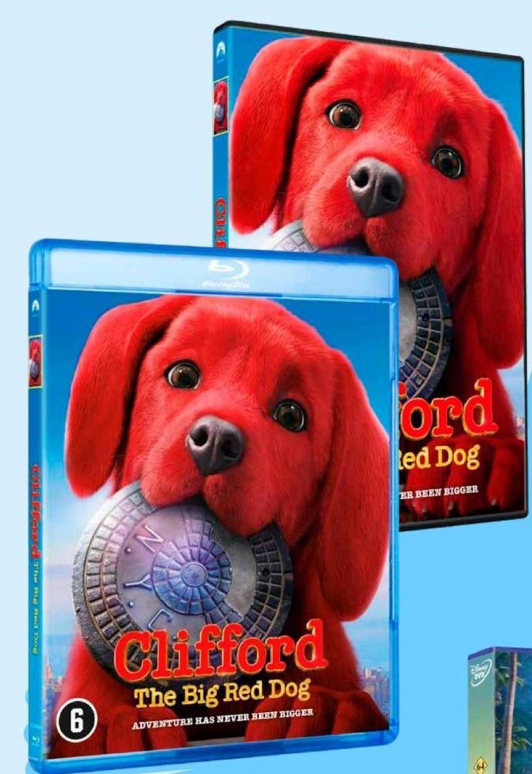 ord
Led Dog
ER BEEN BIGGER
Gibrord
DVD
The Big Red Dog
6
ADVENTURE HAS NEVER BEEN BIGGER
