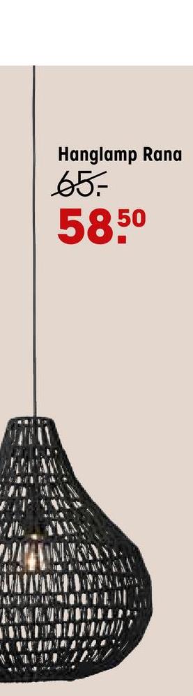 Hanglamp Rana Zwart Deze stijlvolle hanglamp is gemaakt van staaldraad met daaromheen strak gedraaid papier. Een echte sfeermaker in huis! Tip: deze hanglamp is ook prachtig te combineren met andere lampen die gemaakt zijn van natuurlijke materialen.