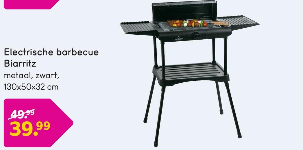 Electrische barbecue
Biarritz
metaal, zwart,
130x50x32 cm
49,99
39.99
