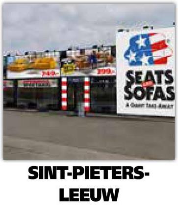 H
SEATS
SOFAS
SINT-PIETERS-
LEEUW
