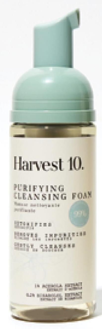 Harvest 10.
PLEIFYING
CLEANSING FOAN
