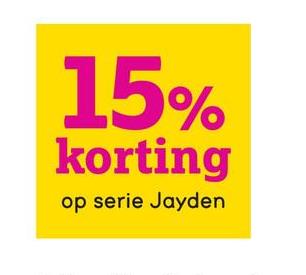 15%
korting
op serie Jayden