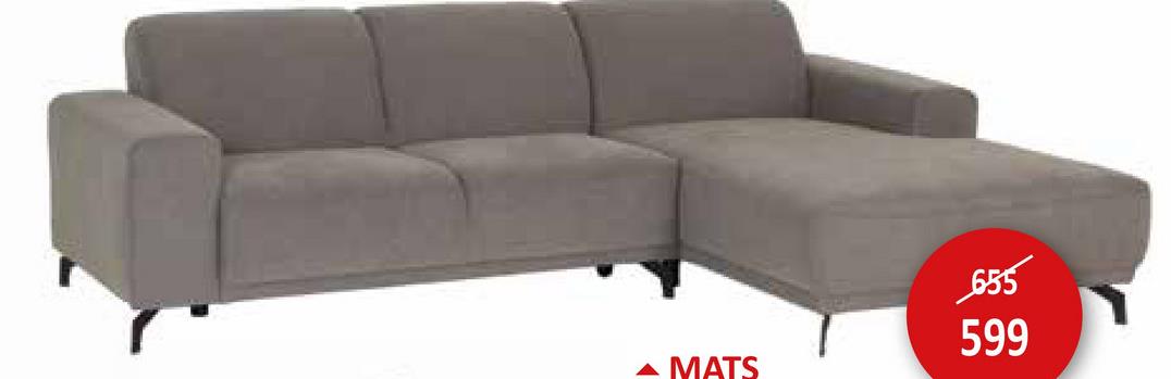 Canapé d'angle Mats tissu gris Salons Canapés D'angle