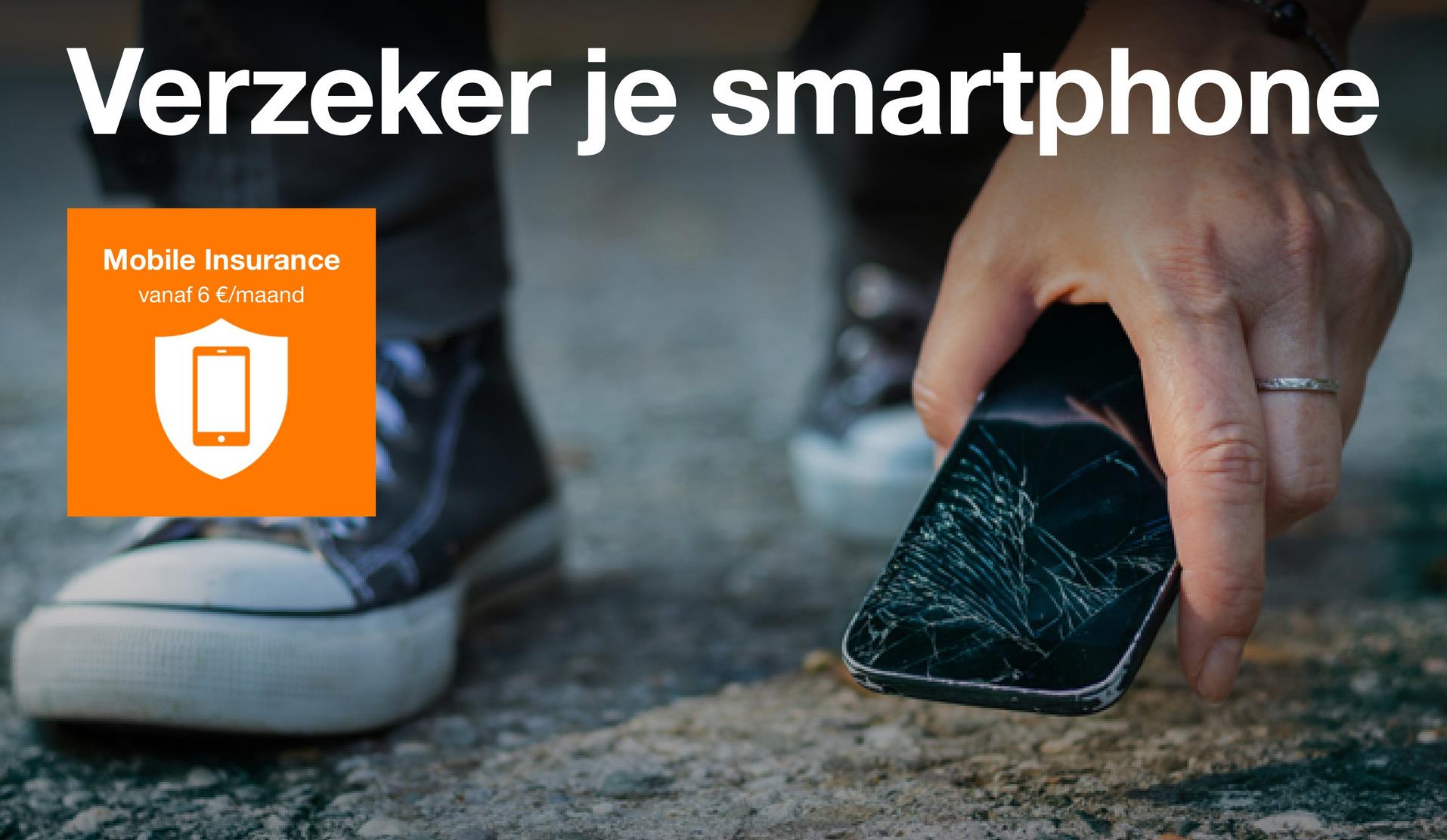 Verzeker je smartphone
Mobile Insurance
vanaf 6 €/maand