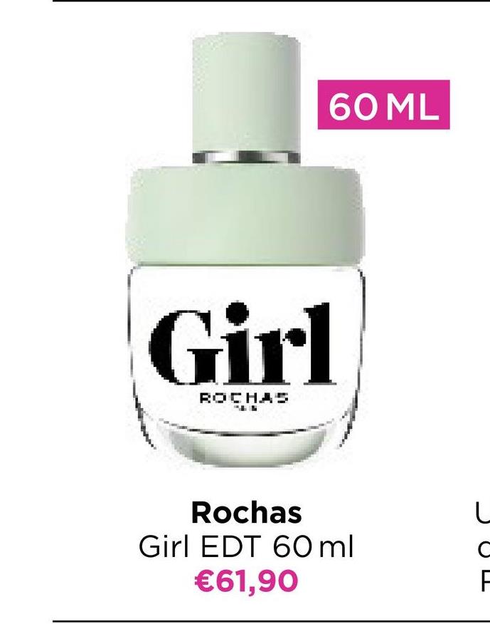 60 ML
Girl
ROCHAS
Rochas
Girl EDT 60 ml
€61,90
F