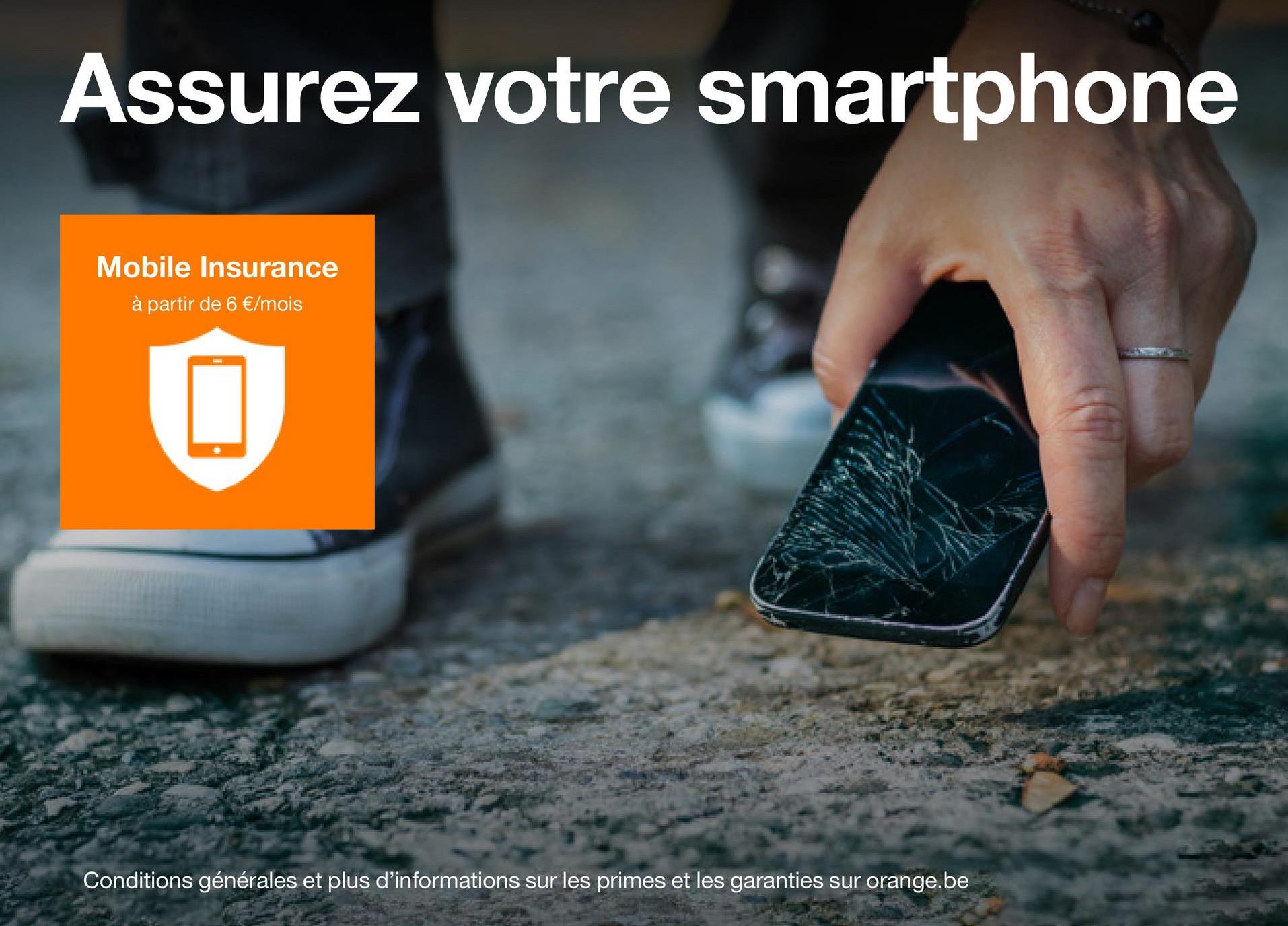 Assurez votre smartphone
Mobile Insurance
à partir de 6 €/mois
Conditions générales et plus d'informations sur les primes et les garanties sur orange.be