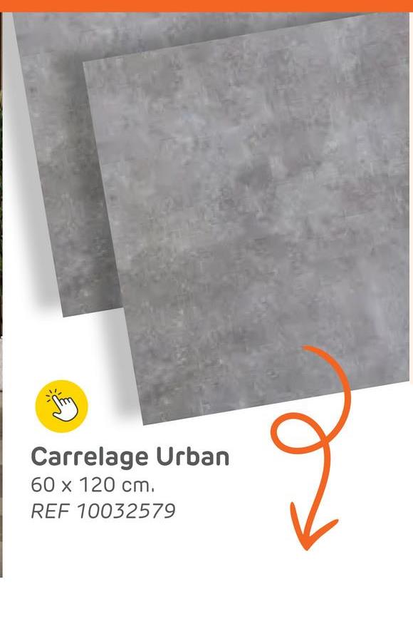 Carrelage Urban
60 x 120 cm.
REF 10032579
