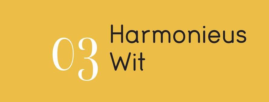 03
Harmonieus
Wit