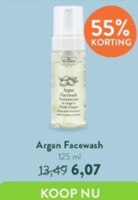 Argan
BASE E
55%
KORTING
Argan Facewash
125 ml
13,49 6,07
KOOP NU