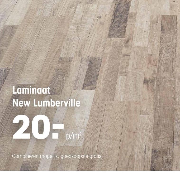 Laminaat New Lumberville Eiken Laminaat met eiken kleur. Anti-statisch. Geschikt voor vloerverwarming en -koeling. 8 mm dik. 19,2x128,5 cm (lxb). 9 stuks per pak.
