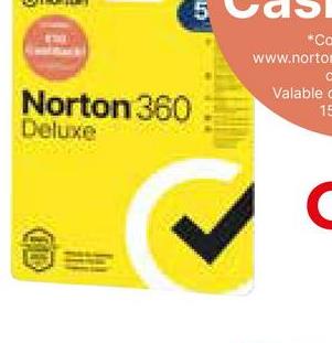 Norton 360
Deluxe
5
*Ca
www.norto
C
Valable c
15
C