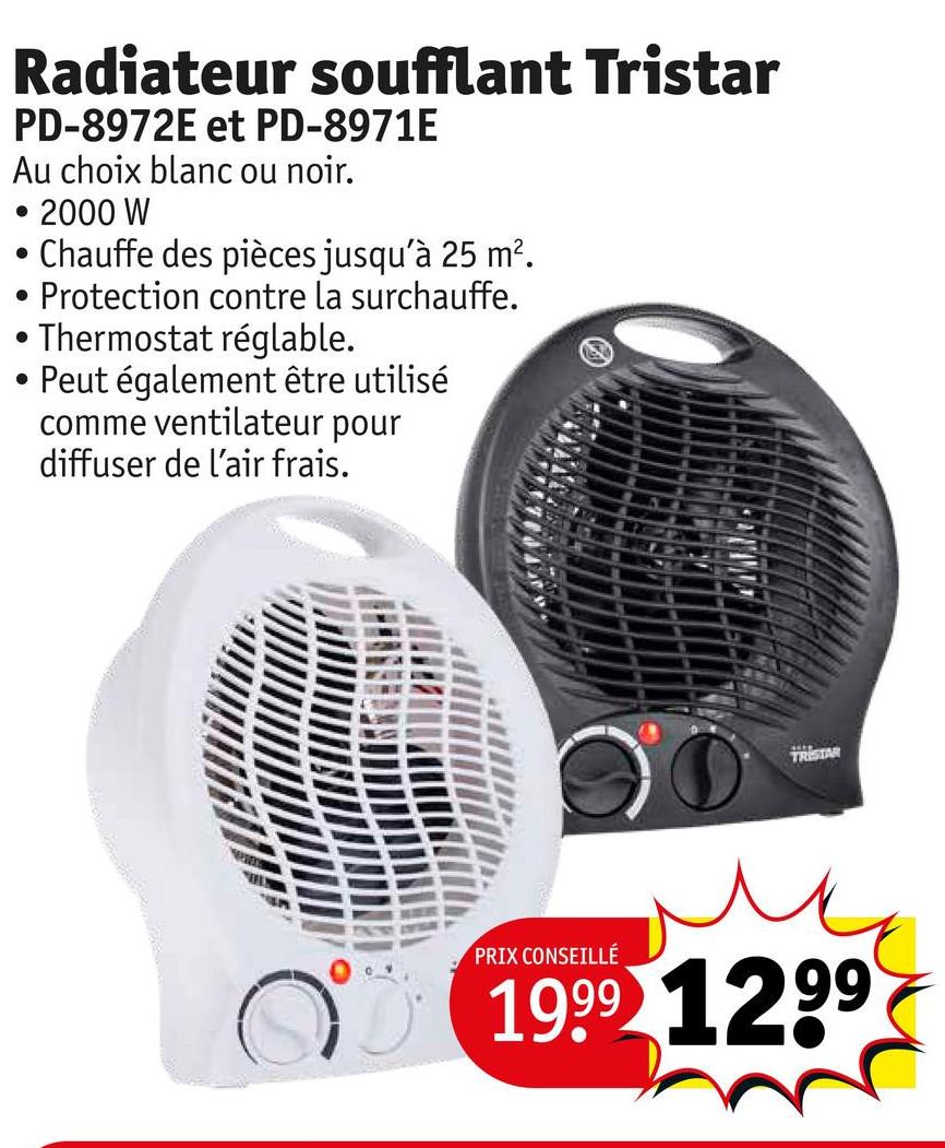 Speedcomfort ventilateur pour radiateur