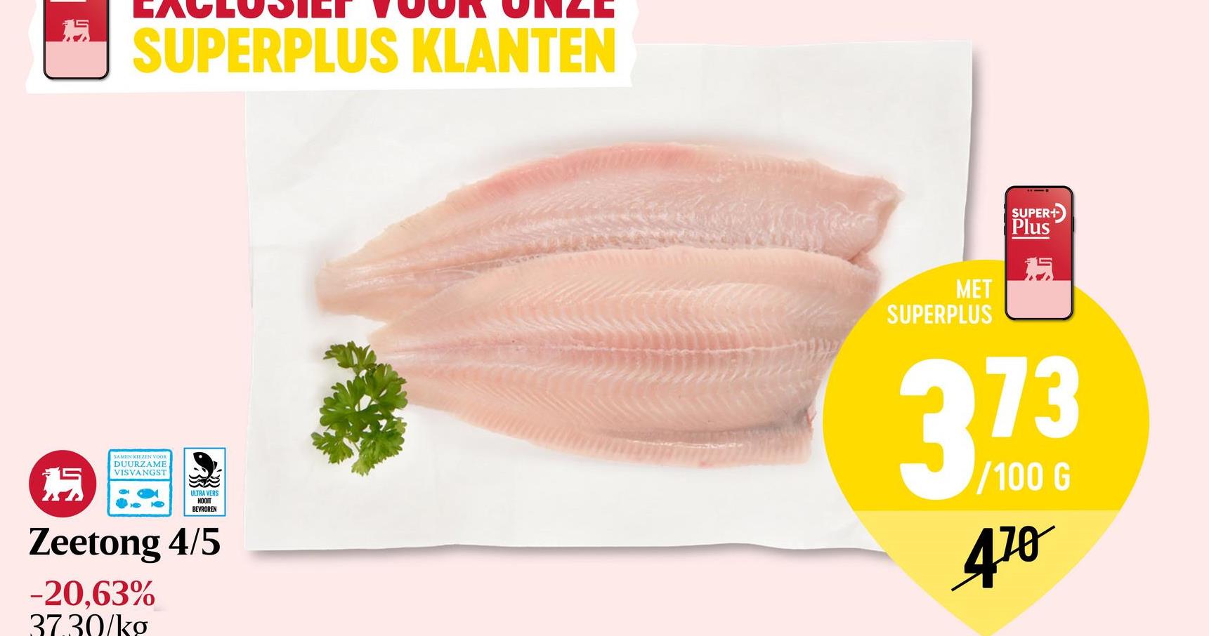 Tong | Noordzee PlatvissenHaar vlees is wit, stevig en smakelijk.Gevangen in de Noordzee