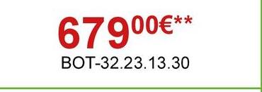 67900€**
BOT-32.23.13.30