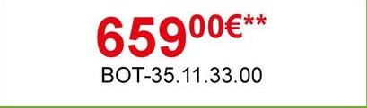 65900€**
BOT-35.11.33.00