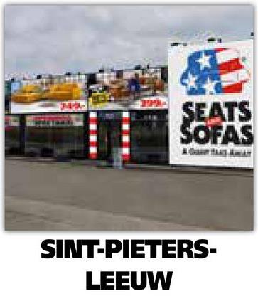 SEATS
SOFAS
SINT-PIETERS-
LEEUW