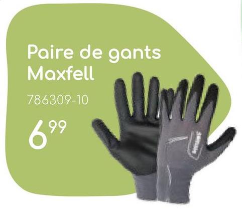 Paire de gants
Maxfell
786309-10
699