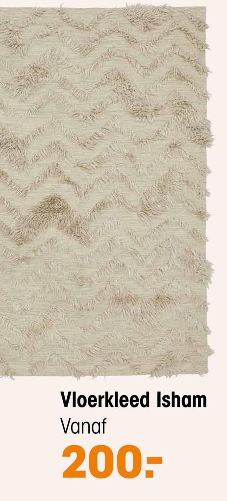Vloerkleed Isham Beige 160x230 cm <p>Rechthoekig vloerkleed Isham van 60x120cm is de perfecte toevoeging aan je interieur. De beige kleur brengt rust in je ruimte, maar door het voelba