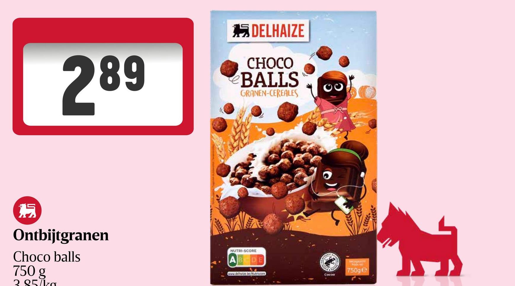 Choco | Balls | 750G Delhaize Choco Balls 750g