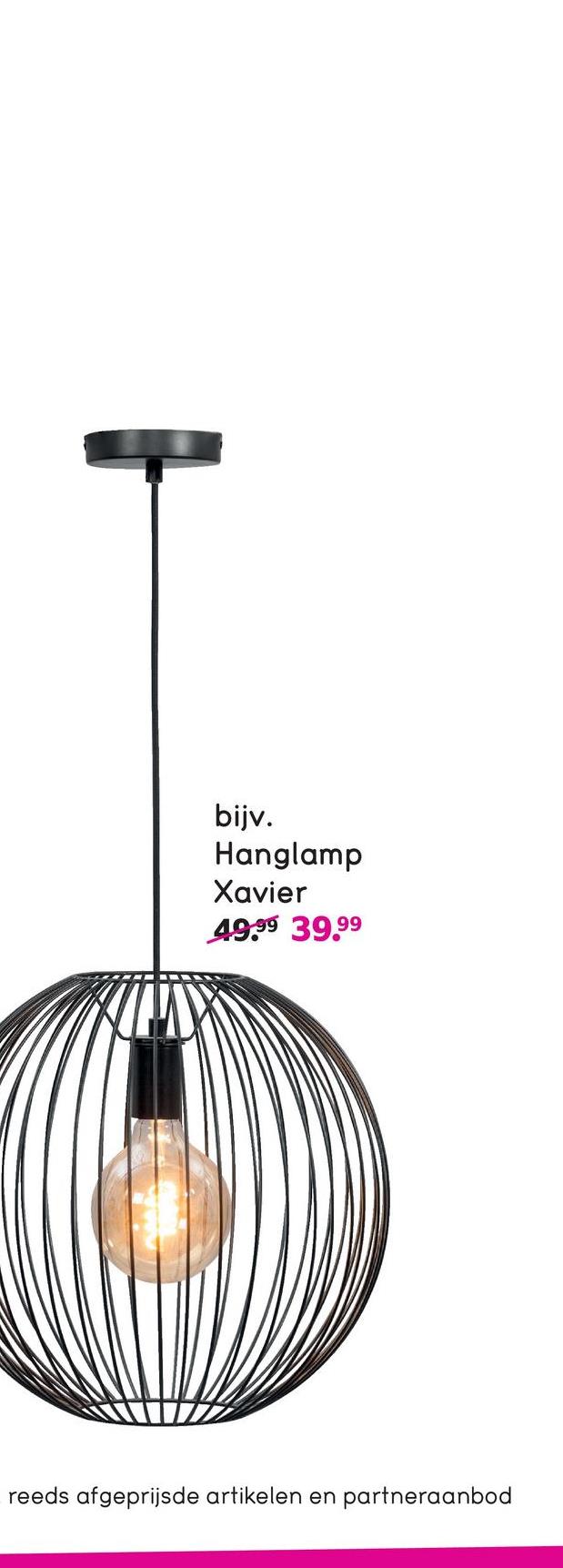 Hanglamp Xavier - zwart - 150xØ40 cm Hanglamp Xavier is zwart en heeft een afmeting van 150xØ40 cm. Deze hanglamp is de trend van dit moment.