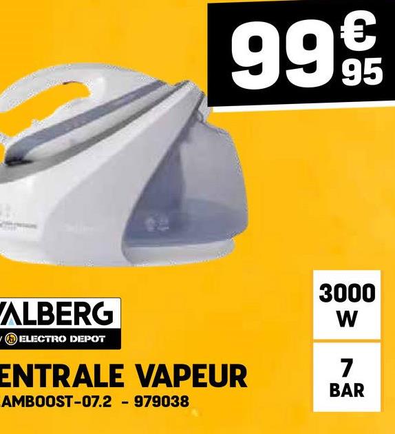 ALBERG
ELECTRO DEPOT
999
ENTRALE VAPEUR
AMBOOST-07.2 - 979038
3000
W
7
BAR