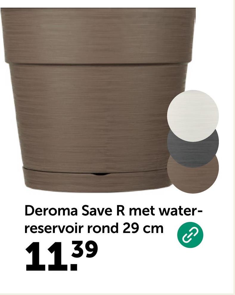 Deroma Save R met water-
reservoir rond 29 cm
1139
دے