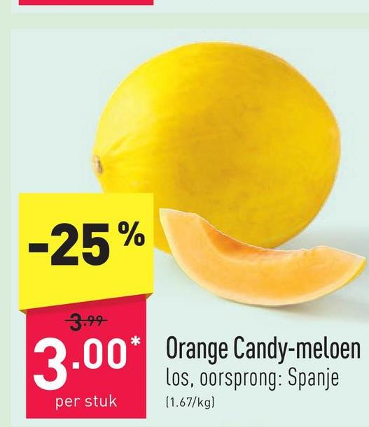 Orange Candy-meloen los, oorsprong: Spanje