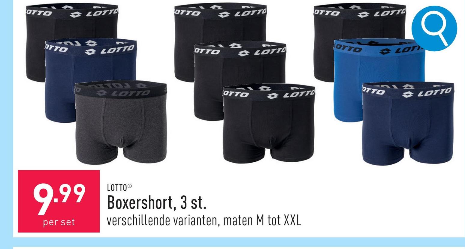 Boxershort, 3 st. katoen/elastaan, keuze uit verschillende varianten, maten M tot XXL, OEKO-TEX®-gecertificeerd