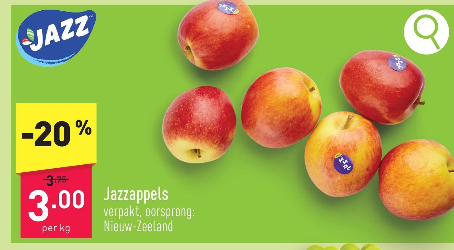 Jazzappels verpakt, oorsprong: Nieuw-Zeeland