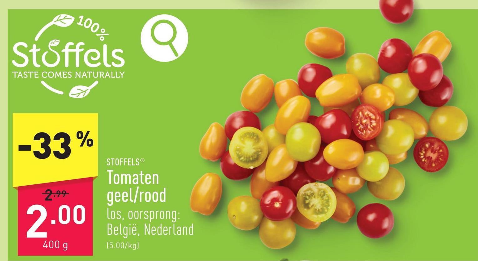 Tomaten geel/rood los, oorsprong: België, Nederland