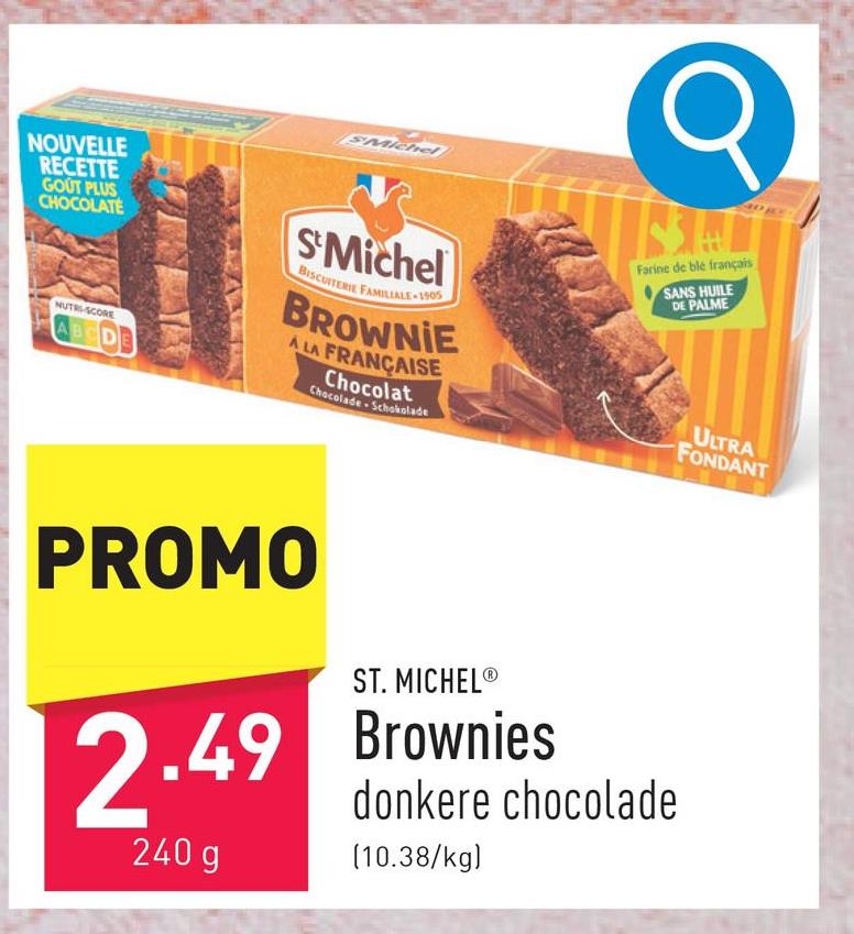 Brownies donkere chocolade