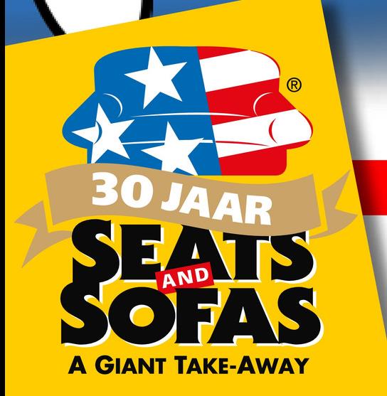 30 JAAR
SEATS
SOFAS
A GIANT TAKE-AWAY