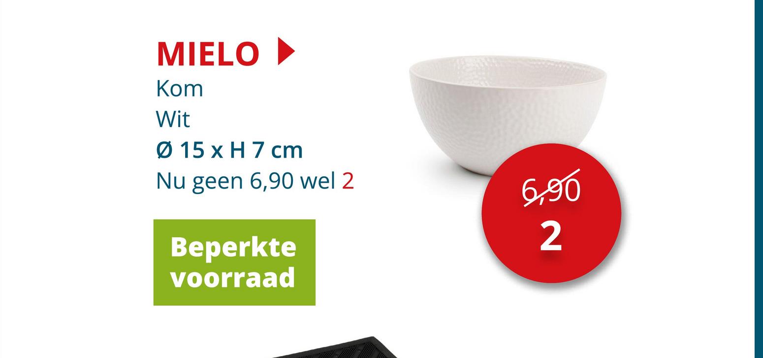 Kom Mielo Ø15cm Servies Kommen