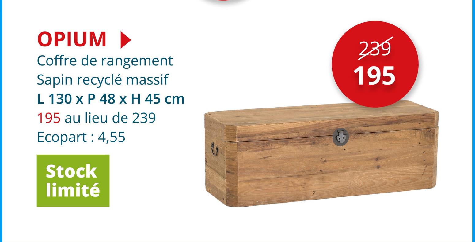 Coffre Opium 130x45x48cm Coffres Petit Rangement Bancs & Tabourets Rangement Petit Rangement Petit Rangement