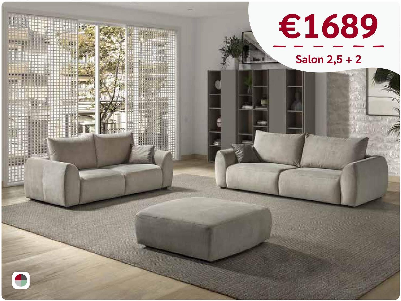 O
€1689
Salon 2,5 + 2