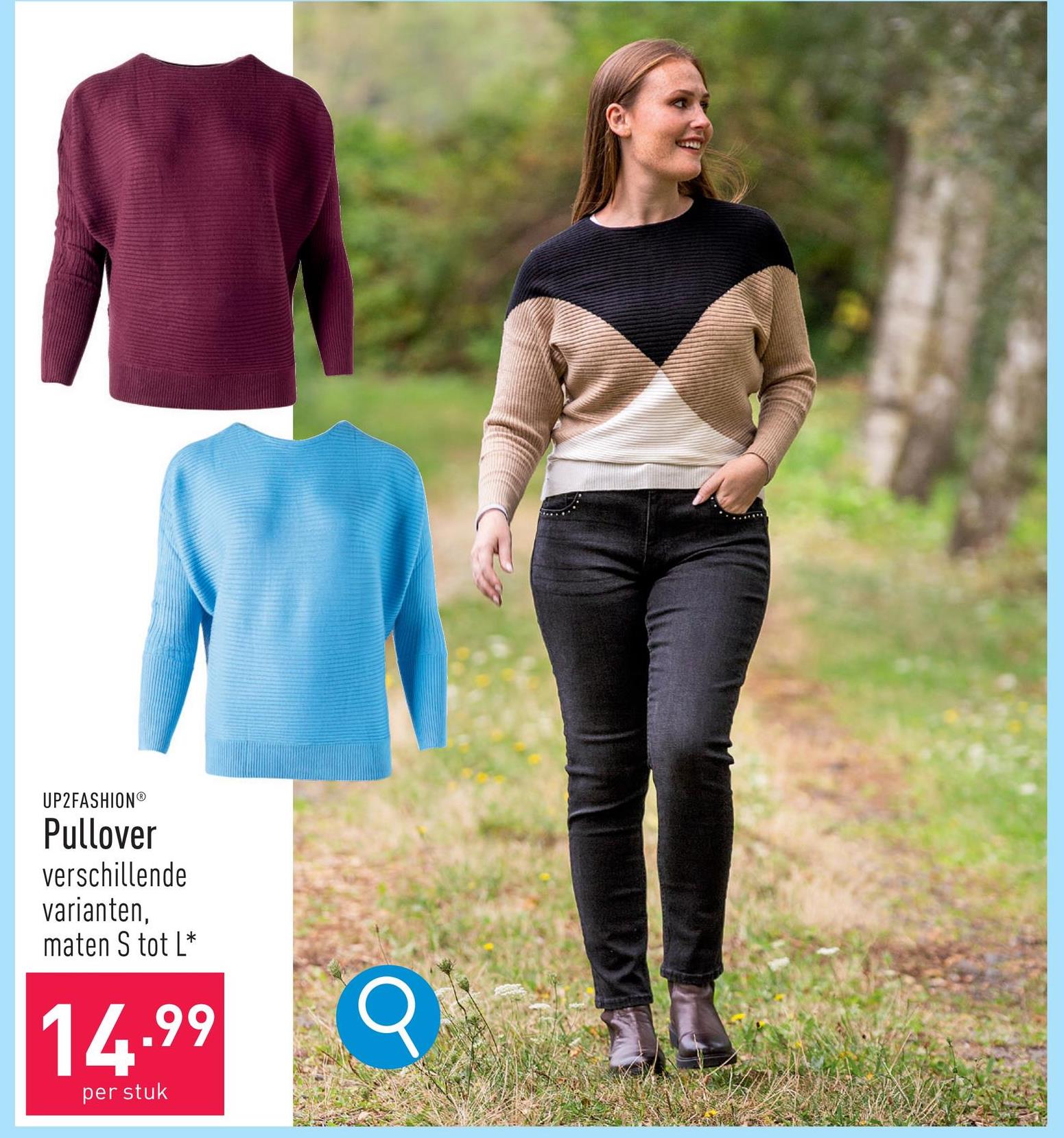 Pullover viscose/polyester/polyamide, loose fit, oversized model, keuze uit verschillende varianten, keuze uit maten S tot L*, OEKO-TEX®-gecertificeerd