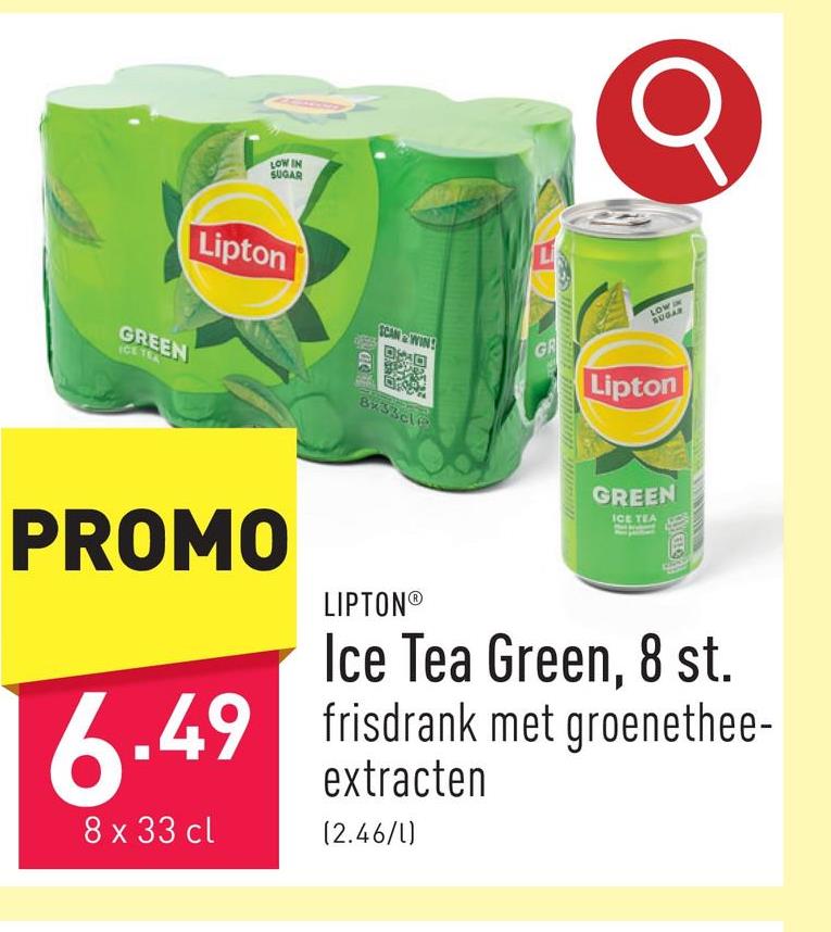 Ice Tea Green, 8 st. frisdrank met groenethee-extracten