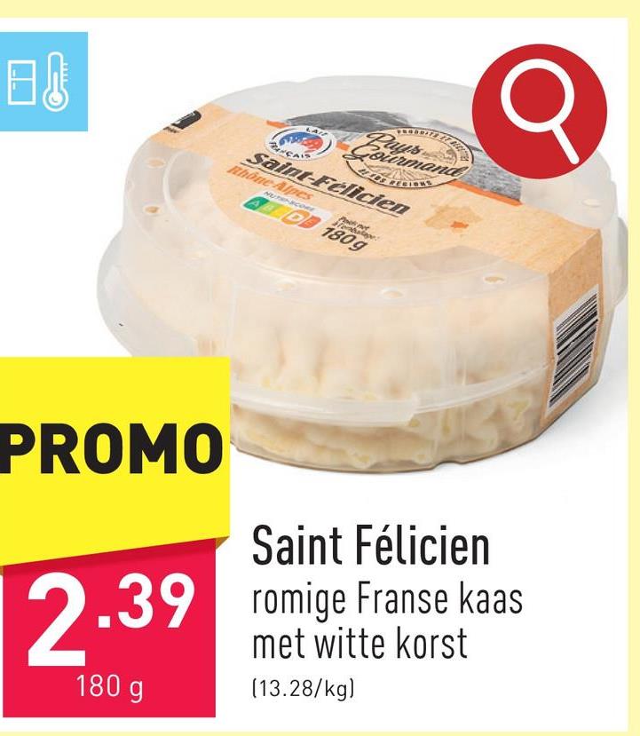 Saint Félicien romige Franse kaas met witte korst