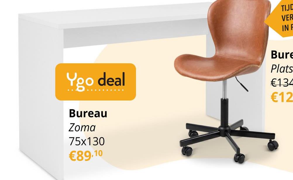 Bureau ZOMA Wit Op zoek naar een functioneel en stijlvol bureau voor je kantoor of thuiswerkplek? Ontdek het ZOMA bureau. Met zijn strakke witte design en afmetingen van 130 cm breed en 75 cm hoog biedt het Zoma bureau de perfecte combinatie van ruimte en stijl voor al je werkbehoeften.Het Zoma bureau is een praktische oplossing voor je werkruimte en perfect te combineren met het Zoma ladenblok, waardoor je nog meer opbergruimte krijgt voor je kantoorbenodigdheden. Samen vormen ze een naadloze en functionele werkplek die aan al je behoeften voldoet.Of je nu een professionele kantooromgeving wilt creëren of een inspirerende thuiswerkplek wilt inrichten, het Zoma bureau is de ideale keuze.