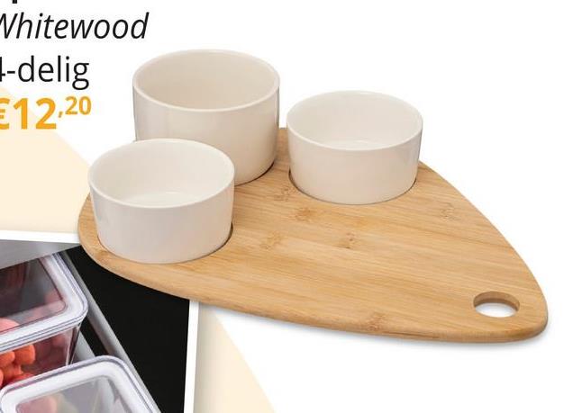 Aperoset WHITEWOOD Druppel 4Del. Aperoset WHITEWOOD Druppel 4Del.