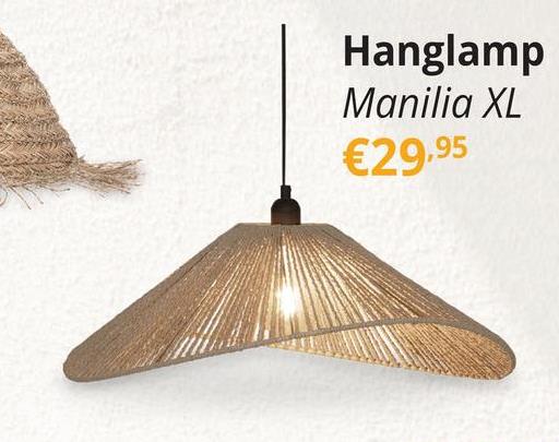 Hanglamp MANILIA XL Naturel Hanglamp MANILIA XL Naturel