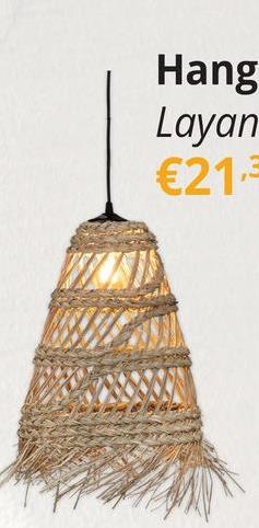 Hanglamp LAYANA Naturel  Hanglamp LAYANA Naturel