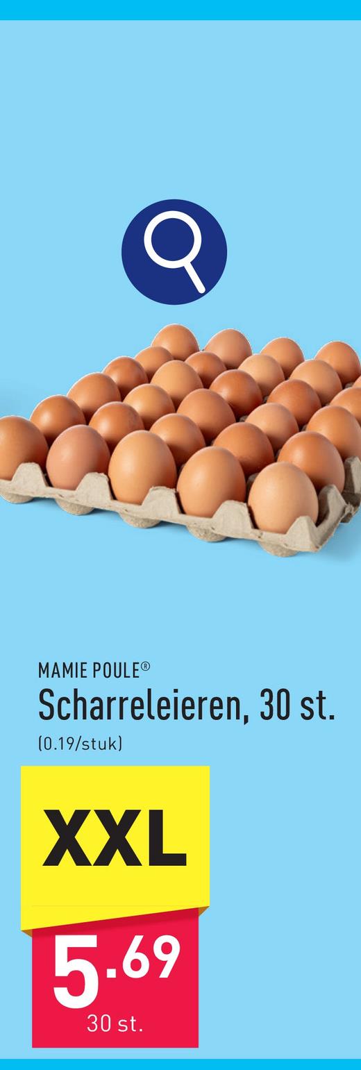 Scharreleieren, 30 st. verse eieren